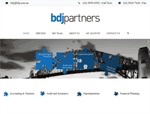 Tablet Screenshot of bdj.com.au